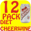 12 pack of DIET CHEERWINE Cans cherry cola soft soda-9100