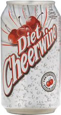 12 pack of DIET CHEERWINE Cans cherry cola soft soda-9099