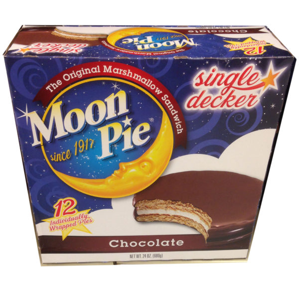 Dozen Single Decker Chocolate Moon Pie Graham Marshmallow MoonPie Cake Original-0