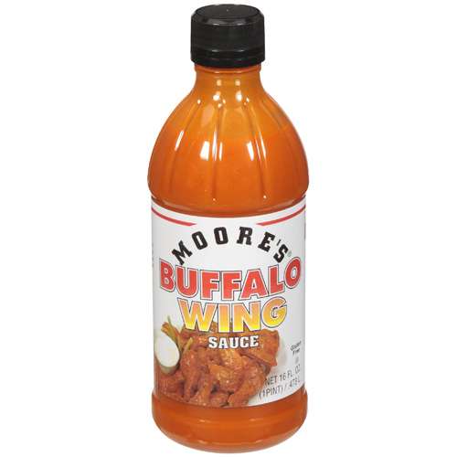 Moore's Buffalo Wing Sauce Marinade Chicken Hot Dip-0