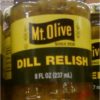 Mount Olive Dill Pickle Relish 8 oz Hot Dog Cubes Mt-0