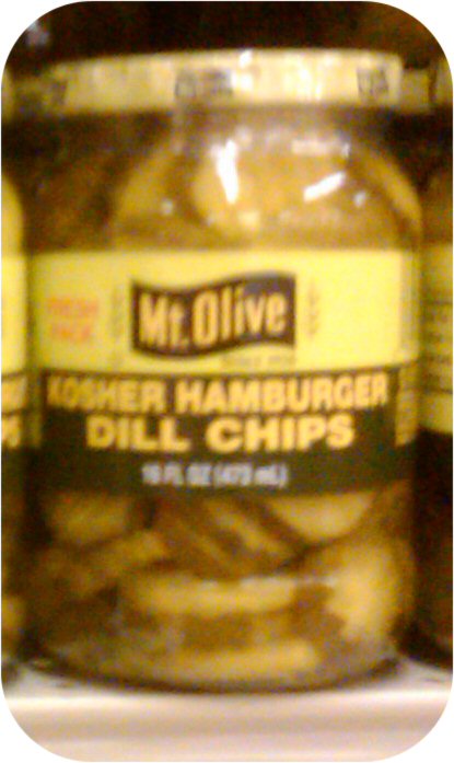 Mount Olive Kosher Hamburger Dill Chip Pickles 16 oz Mt-0