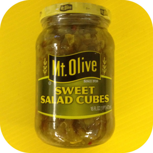 Mount Olive Sweet Salad Cubes Relish 16 oz Salad Tuna Mt-0