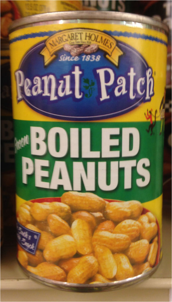 13.5 oz can PEANUT PATCH GREEN BOILED PEANUTS Flavor Protein WholeSnack-0