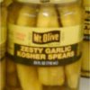 Mount Olive Zesty Garlic Kosher Spears Pickles 24 oz Mt-0