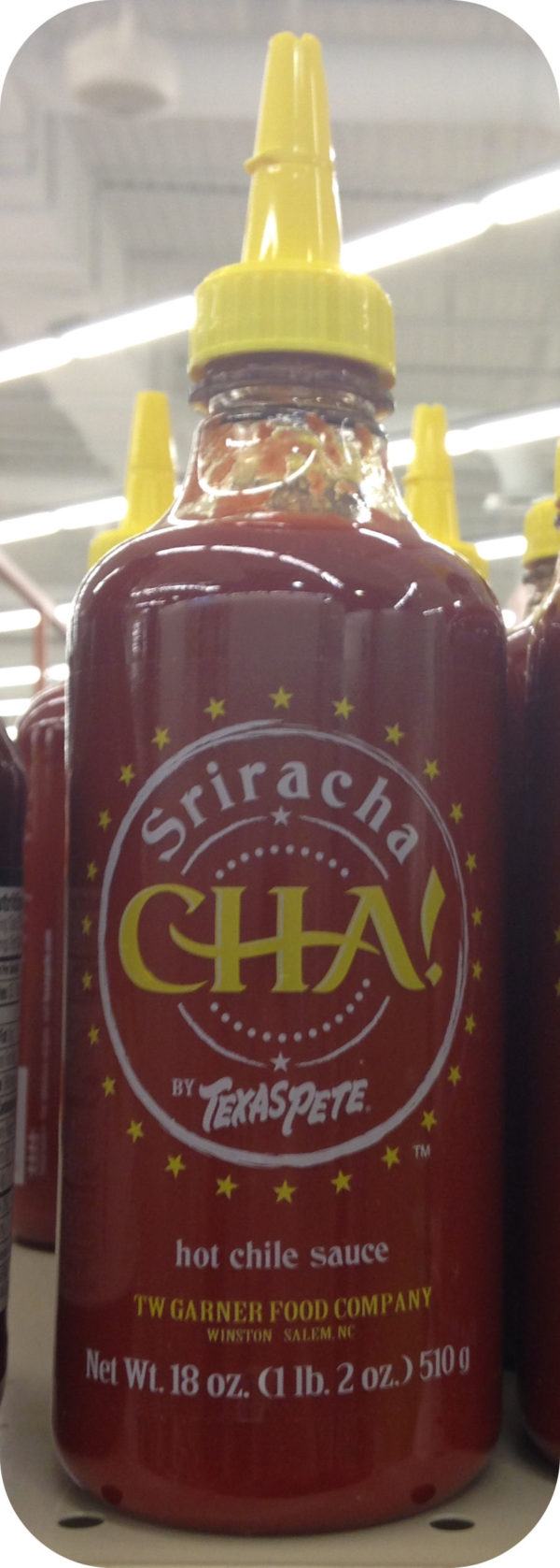 Texas Pete Sriracha CHA! Hot Sauce Pepper Sauce Hot Dogs Hamburgers Soup Eggs-0